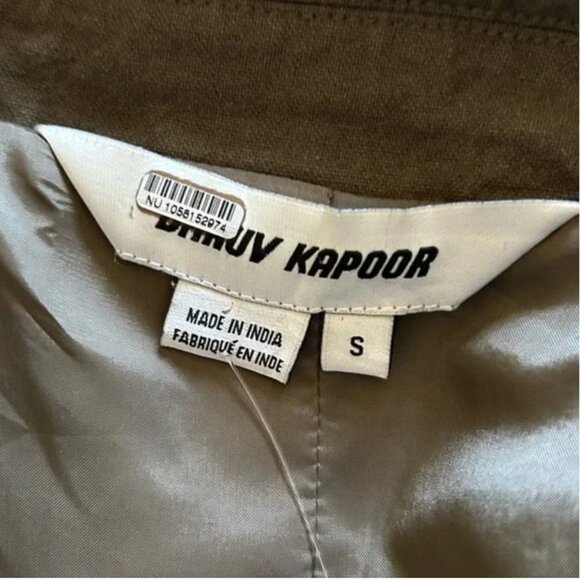 Anthropologie Dhruv Kapoor Floral Embellished Blazer Jacket size S - Picture 11 of 11